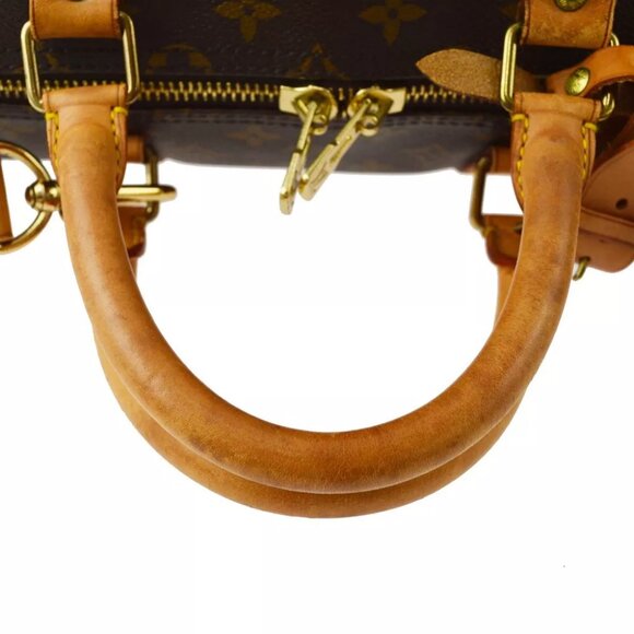 LOUIS VUITTON KEEPALL BANDOULIERE 55 TRAVEL BAG MONOGRAM - Picture 6 of 10